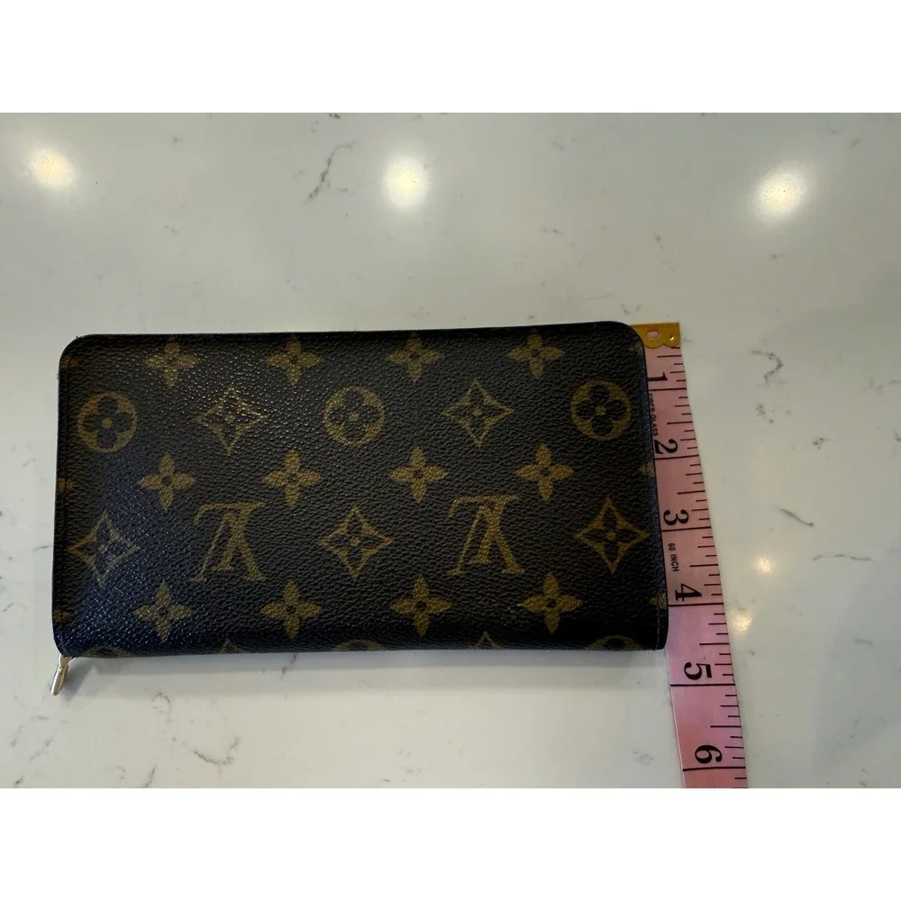 Louis Vuitton‎ Zippy Wallet Monogram Canvas Brown Long Zip Around Wallet Spain
